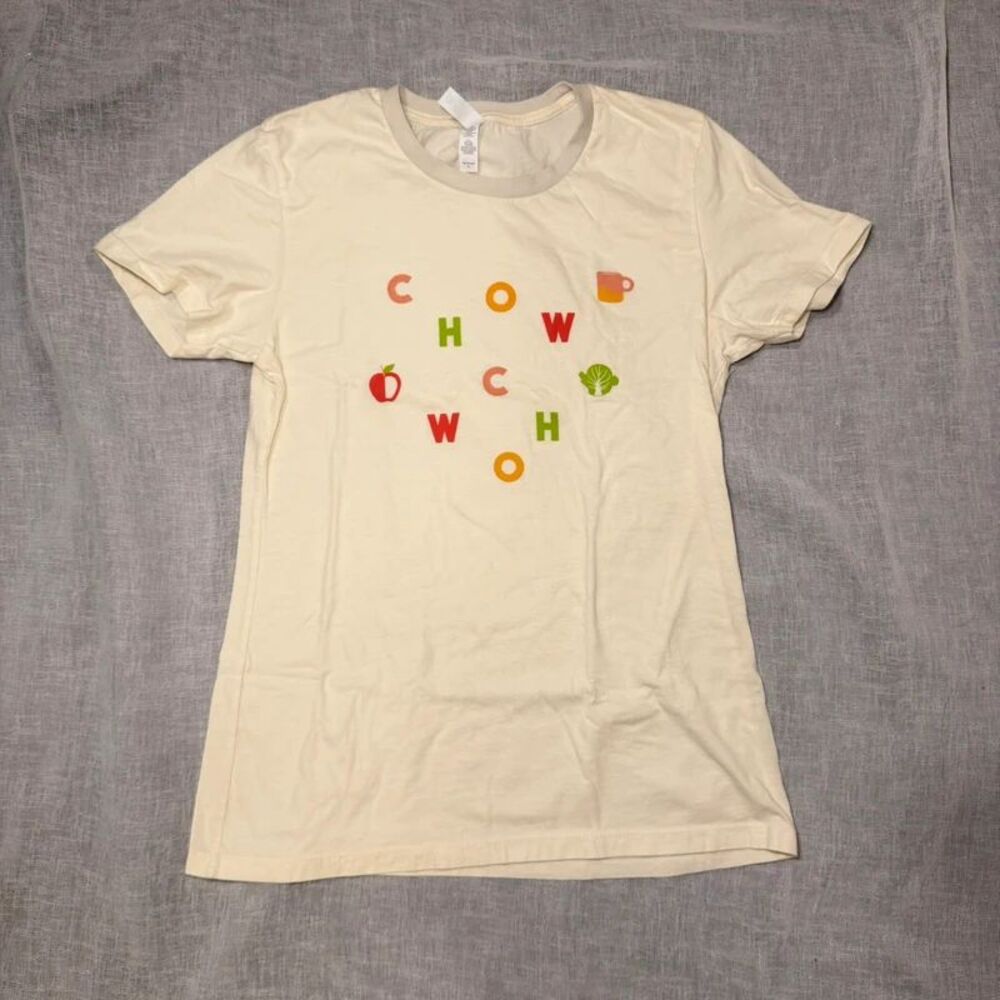 Chow Chow Food Festival Asheville NC Cream Graphic T Shirt Next Level Large L